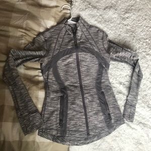 Purple/gray lulu lemon zip up